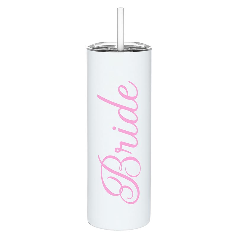 Stainless Steel Skinny Tumbler - Bride