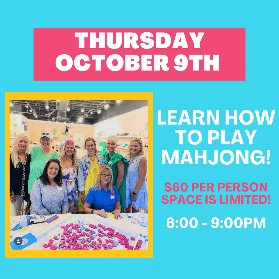 10-09 | Learn How To Play Mahjong Class at The Happy Southerner - Reserve Your Seat - October 9th The Happy Southerner