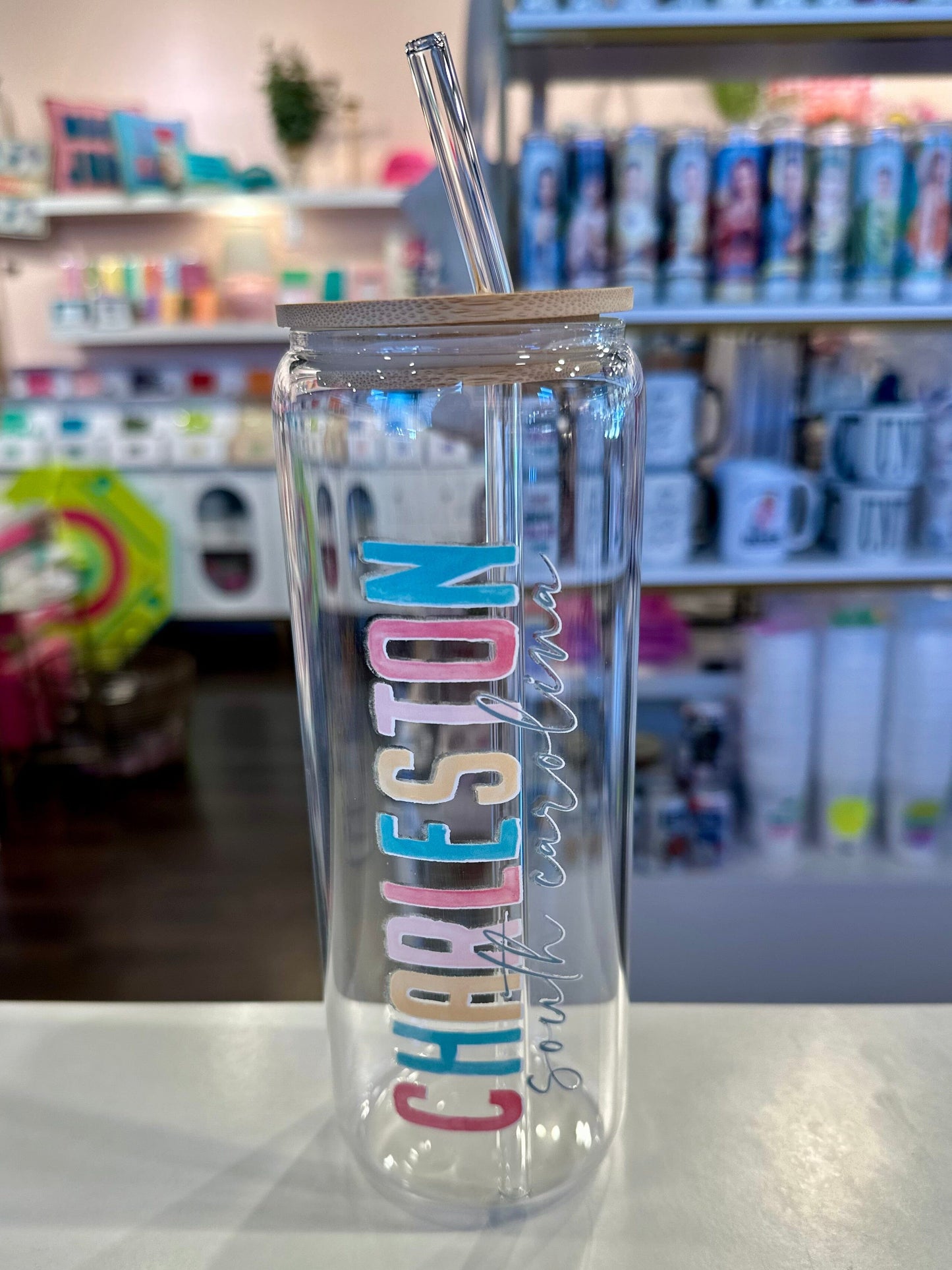 16oz Cold Brew Glass Charleston The Happy Southerner