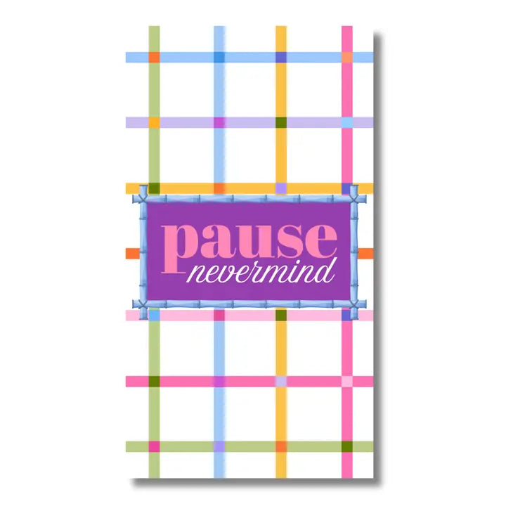 Pause Nevermind 24ct Guest Napkins