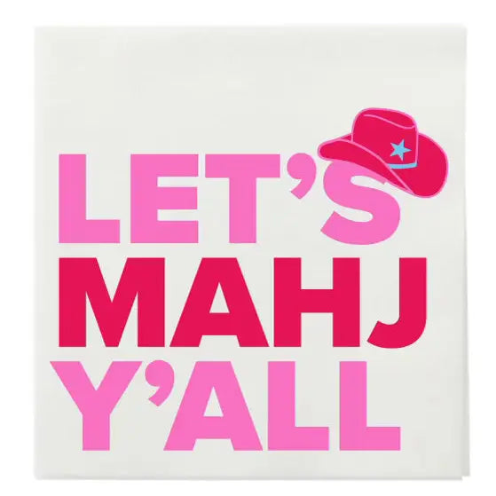 Let’s Mahj Y’all Cocktail Napkins
