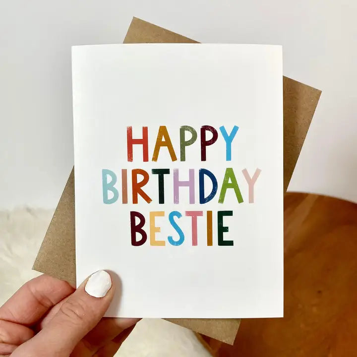 Bestie Birthday Card