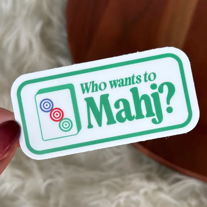 Who Wants To Mahj? Sticker