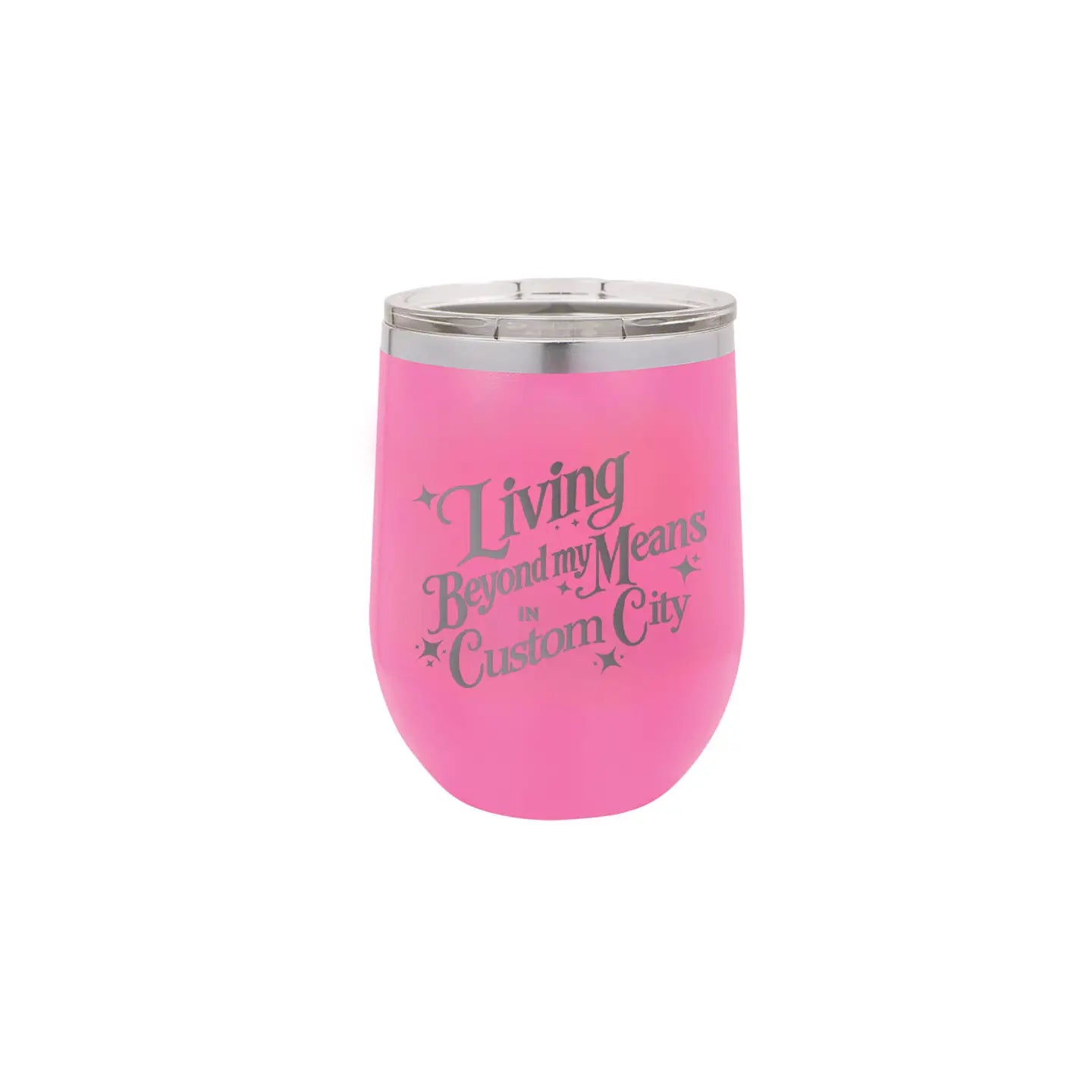 Living Beyond My Means in Charleston - Polar Wine Tumbler