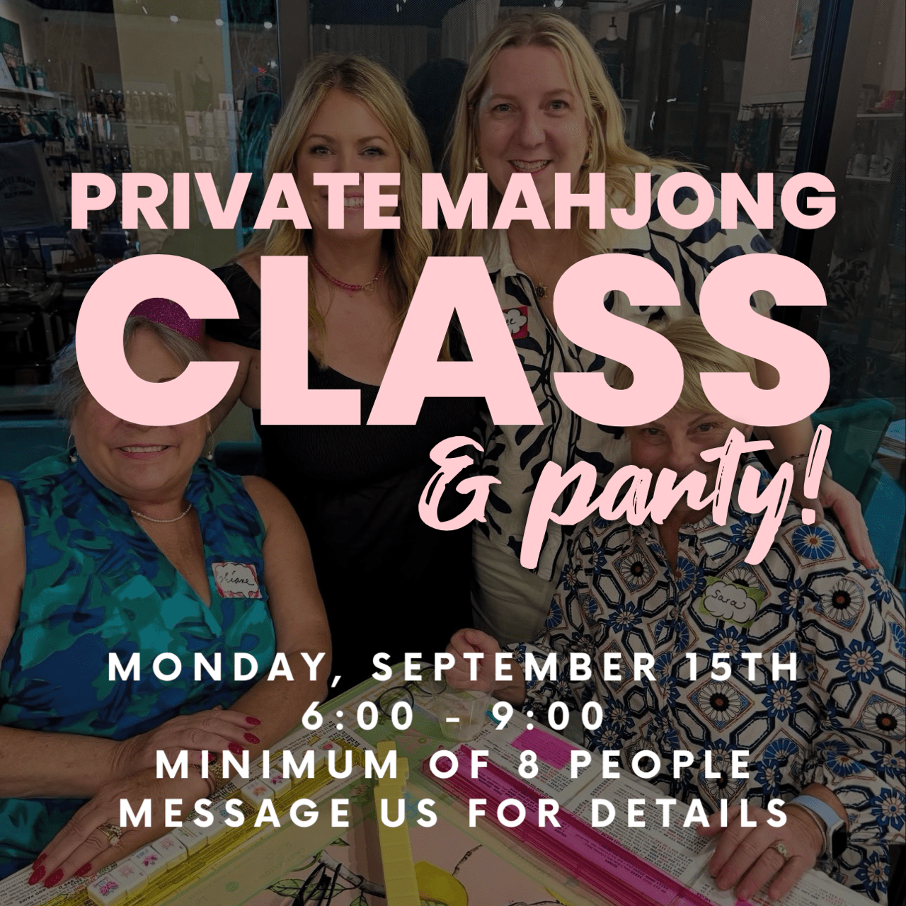 9-15 | Private Mahjong Class at The Happy Southerner The Happy Southerner