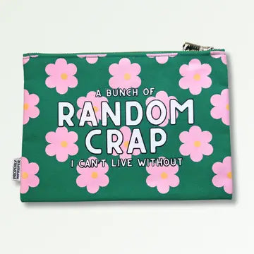 A Bunch of Random Crap I Can’T Live Without - Canvas Pouch The Happy Southerner