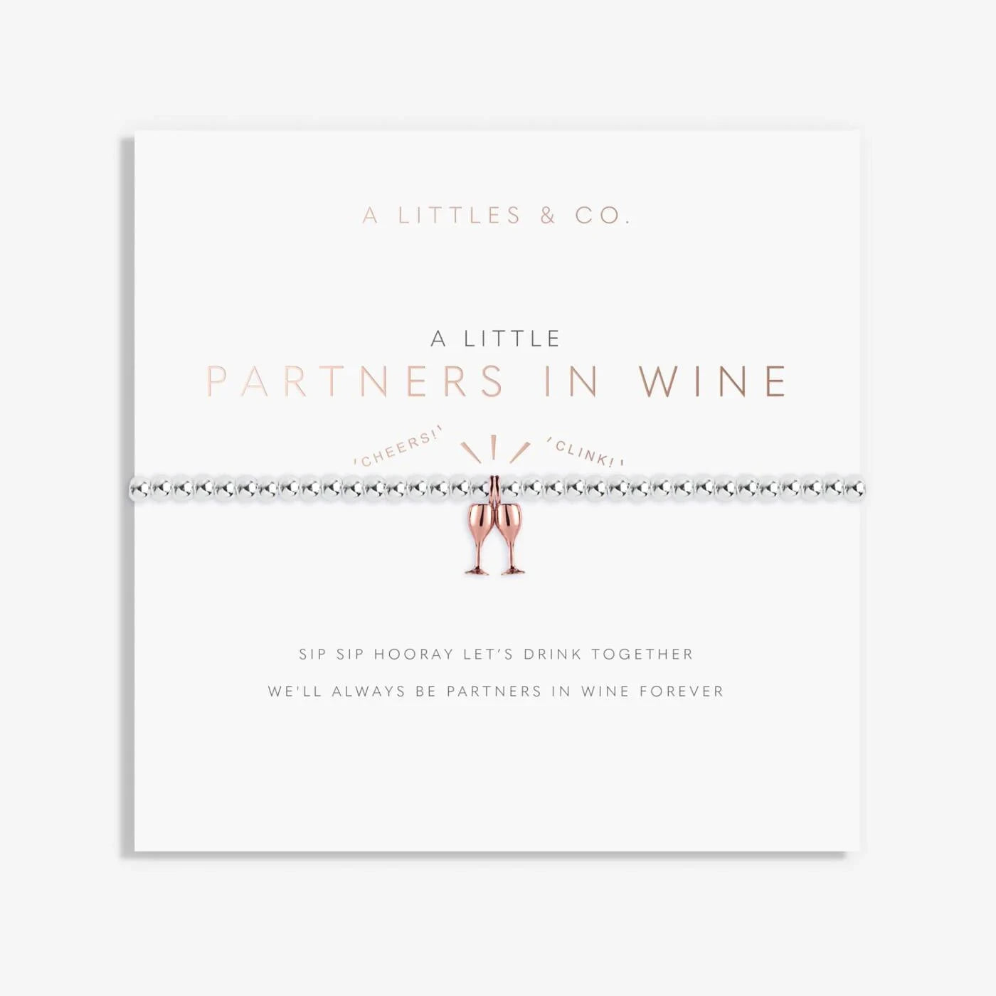 A Little 'Partners in Wine' Bracelet The Happy Southerner