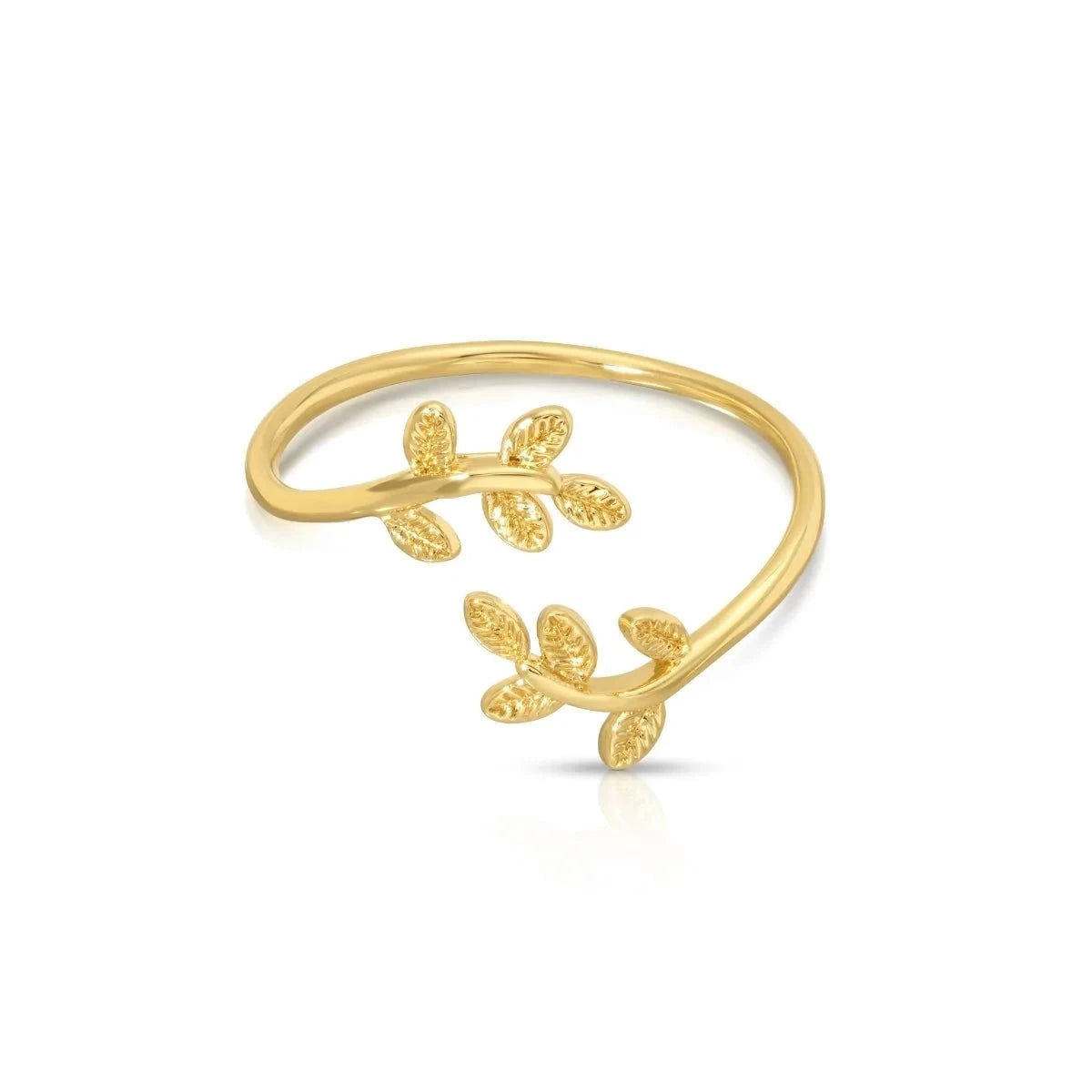 Adjustable Delicate Leaf Ring The Happy Southerner