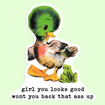 Back That Ass Up Sticker The Happy Southerner