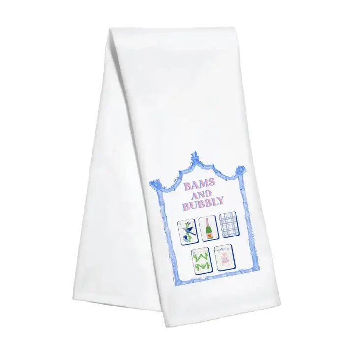 Bams & Bubbly Towel The Happy Southerner