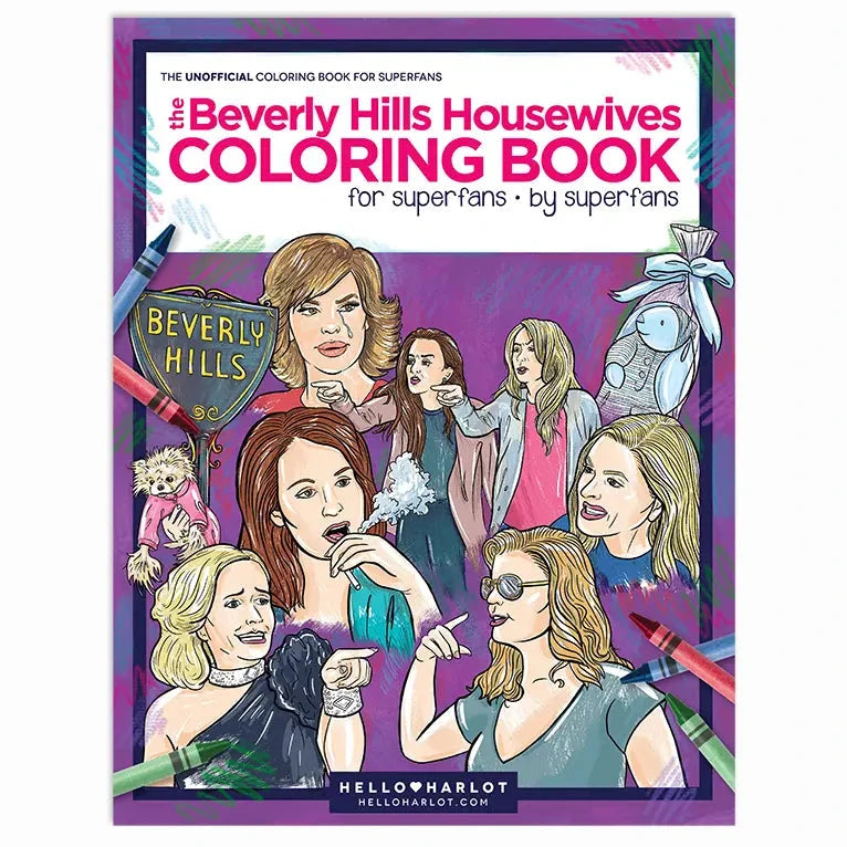 Beverly Hills Housewives Coloring Book The Happy Southerner