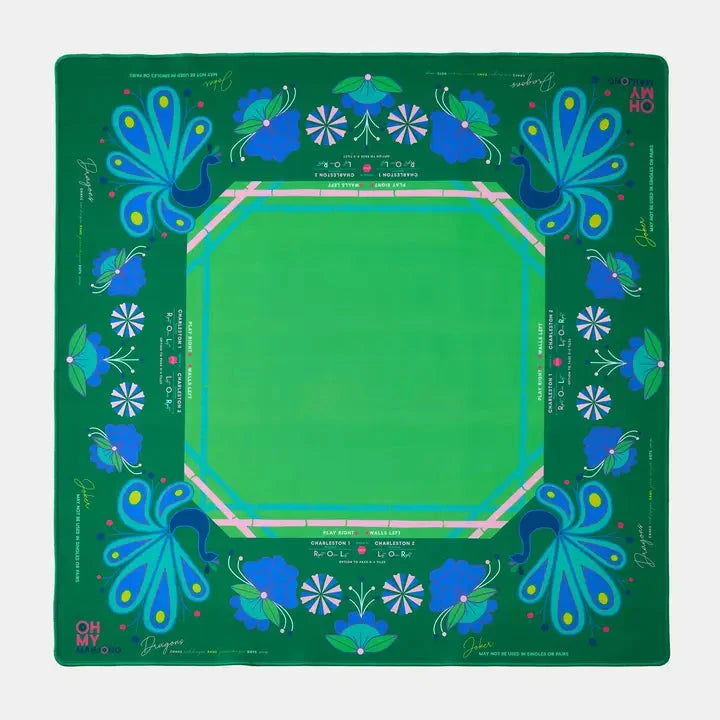 Birdie Green Mahjong Mat The Happy Southerner
