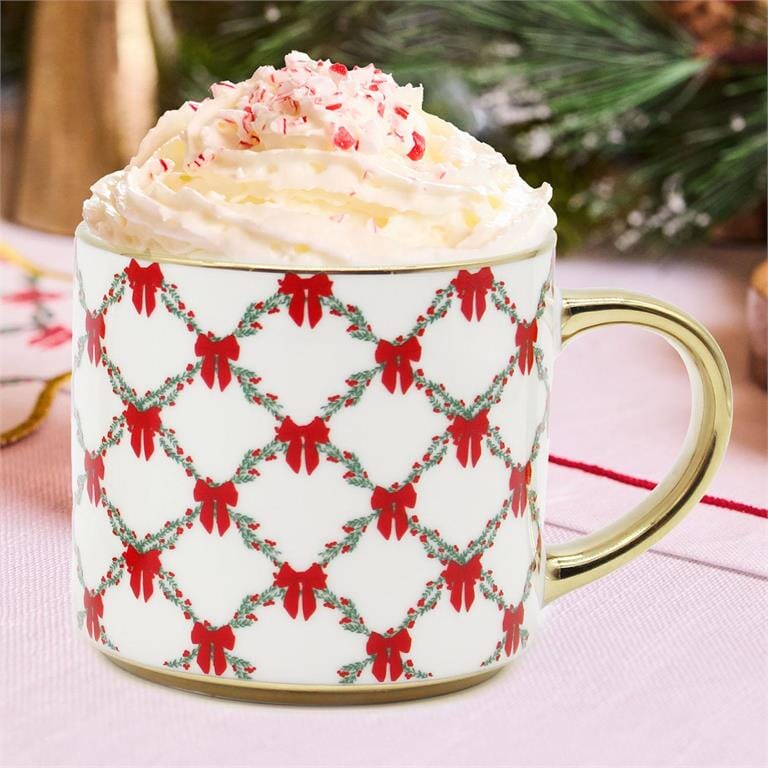 Café Mug Holiday Trellis The Happy Southerner