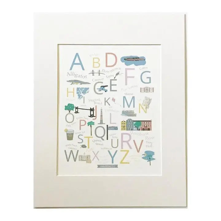 Charleston A To Z Print The Happy Southerner