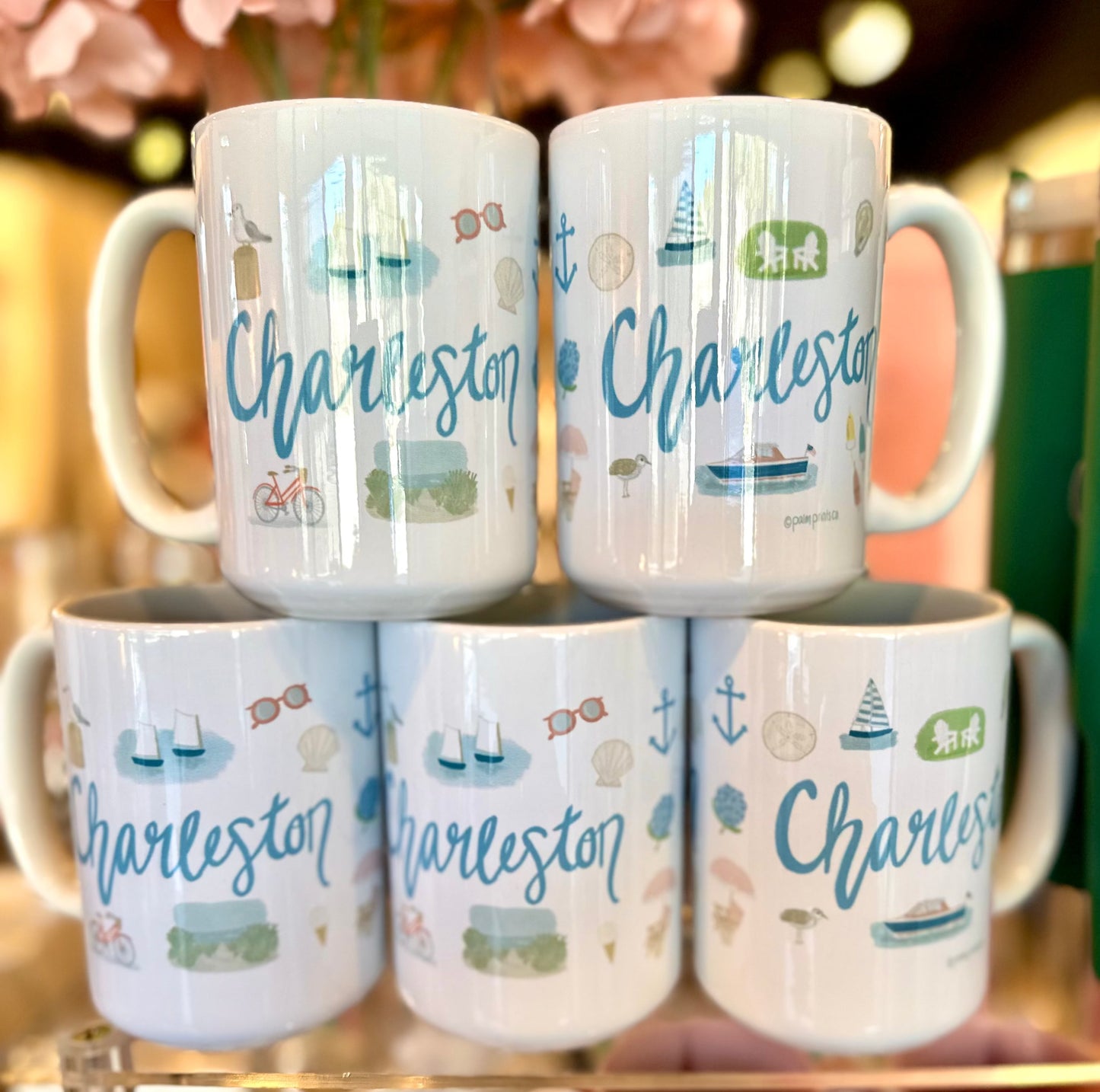 Charleston Coastal Coffee Mug The Happy Southerner