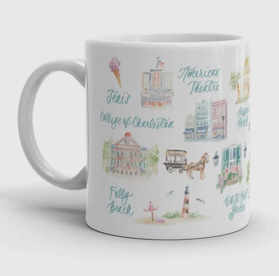 Charleston Map Mug The Happy Southerner