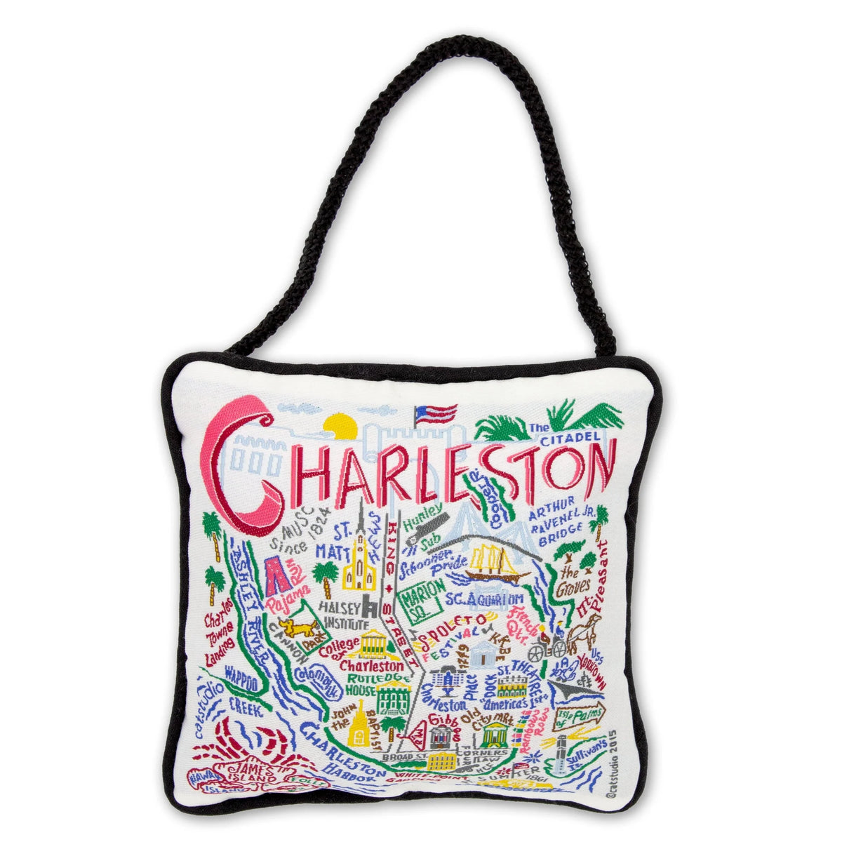 Charleston Mini Pillow Ornament