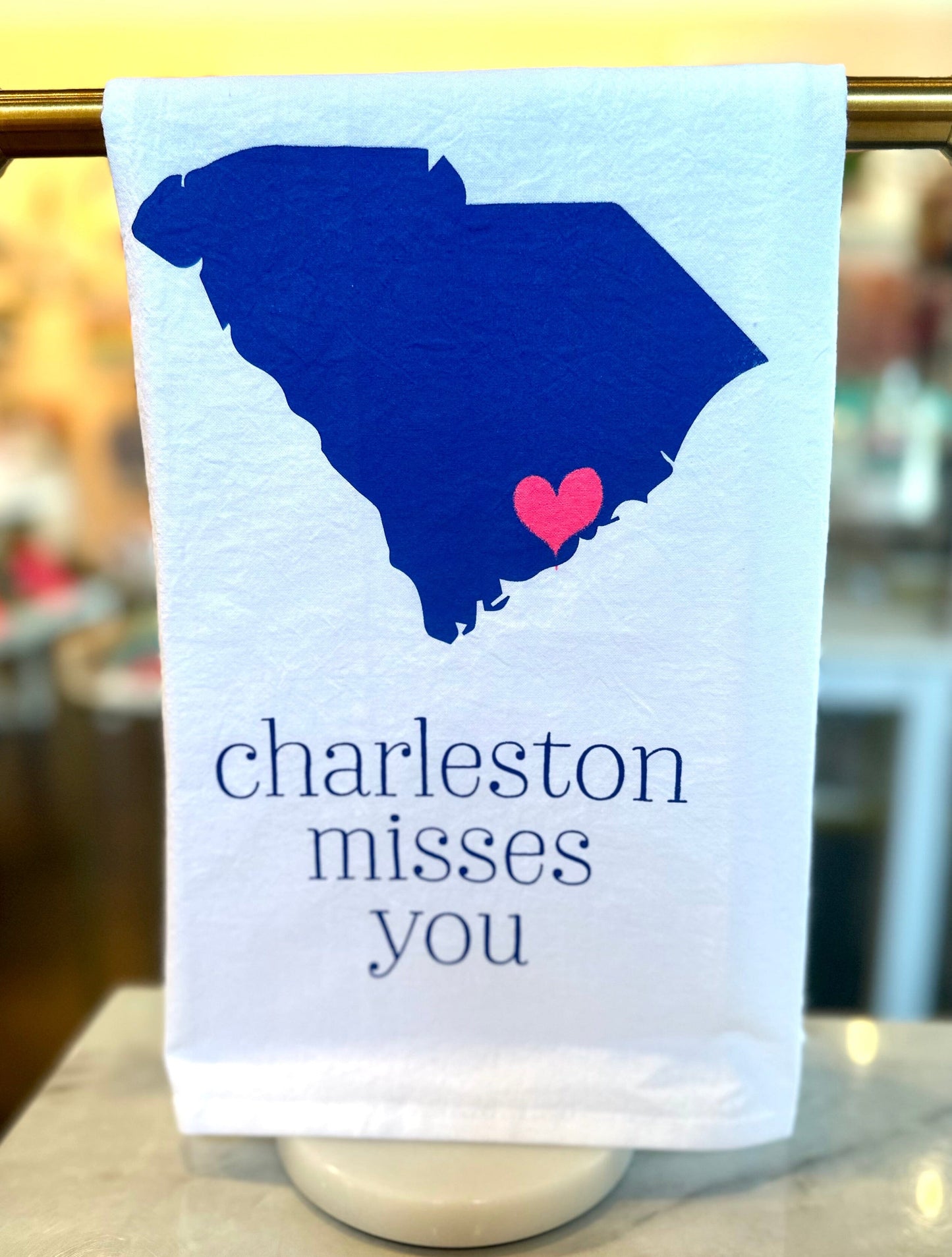 Charleston Misses You Tea Towel The Happy Southerner