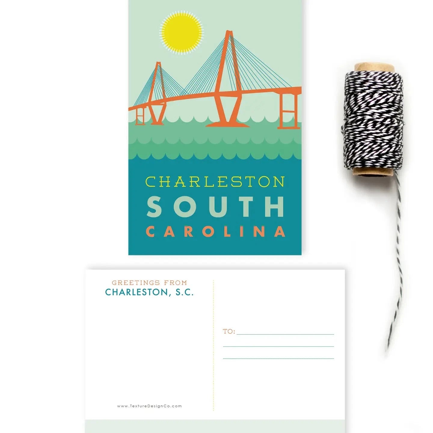 Charleston Ravenel Bridge Postcard The Happy Southerner