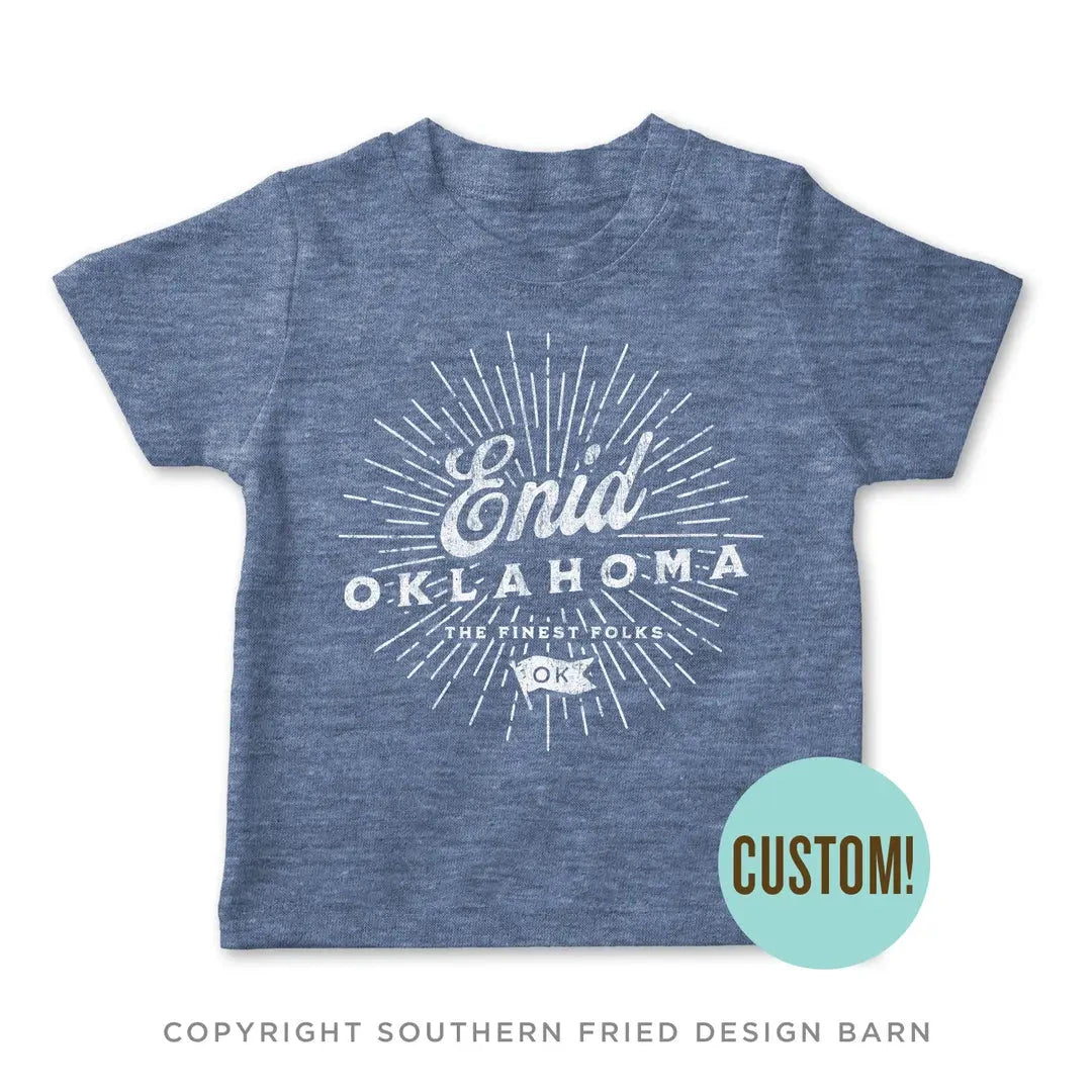 Charleston, SC Custom Toddler Sunburst Shirt The Happy Southerner