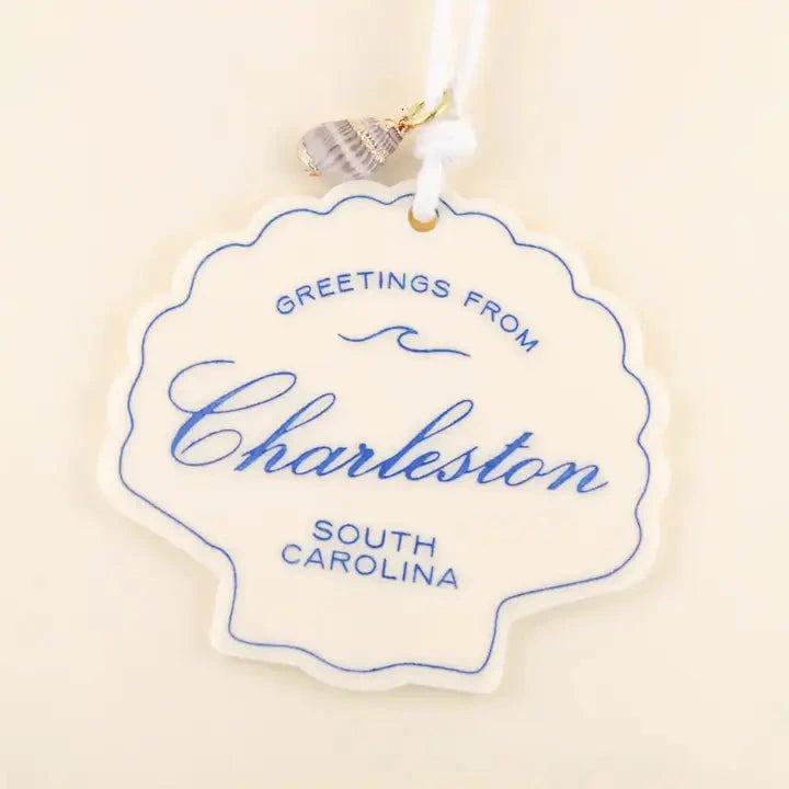 Charleston Seashell Charm Ornament The Happy Southerner