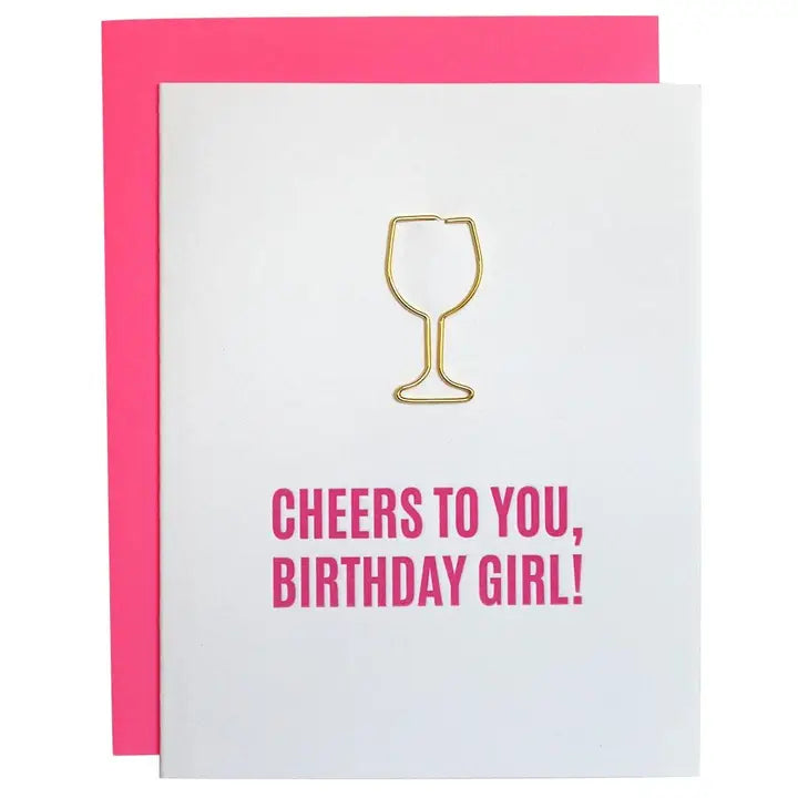 Cheers Birthday Girl Greeting Card The Happy Southerner