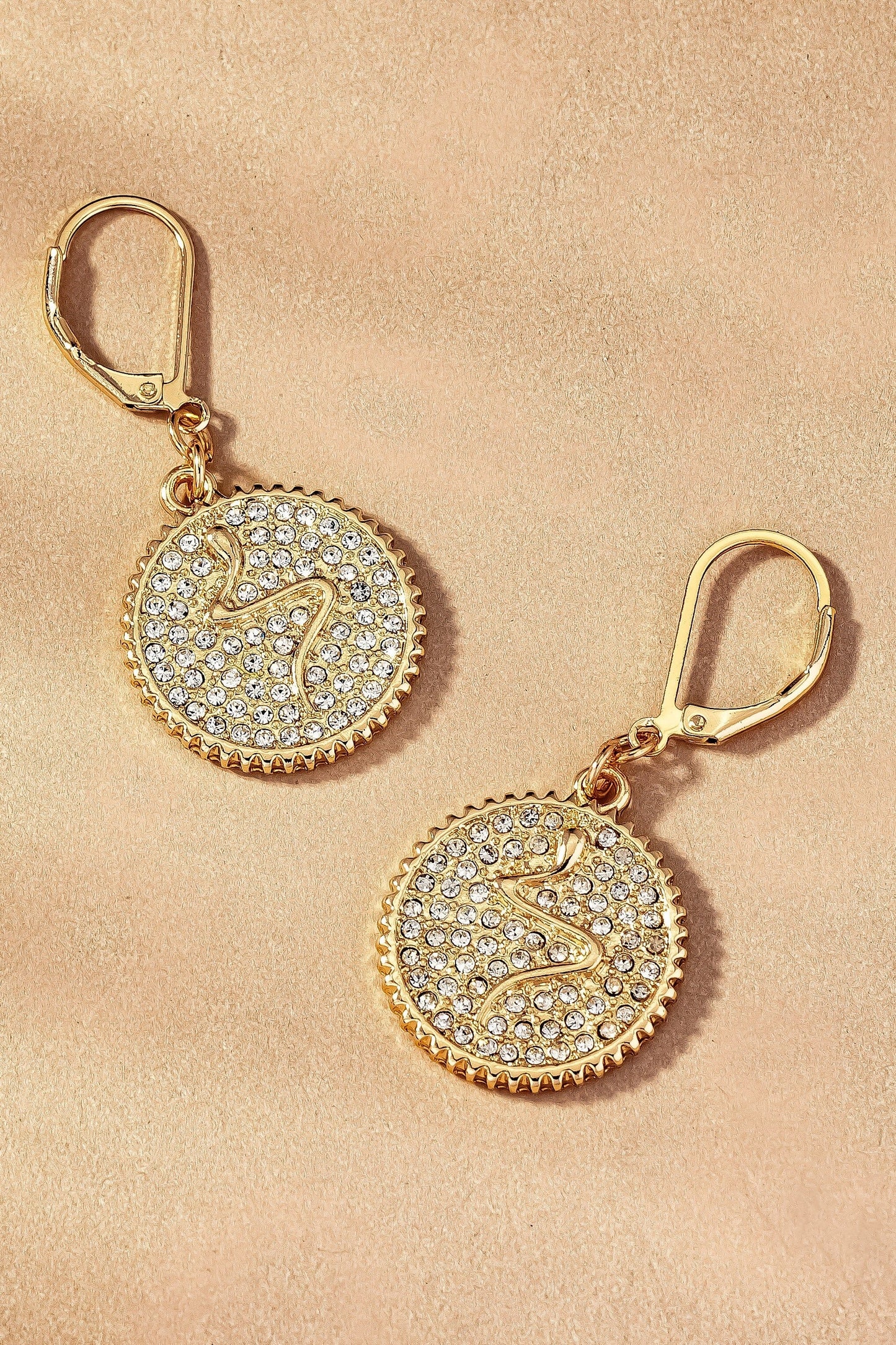 Circle Snake Dangle Earrings The Happy Southerner