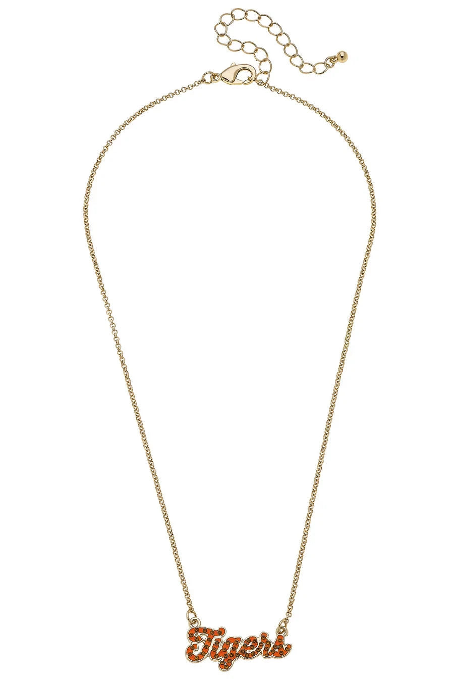 Clemson Tigers Pave Necklace The Happy Southerner