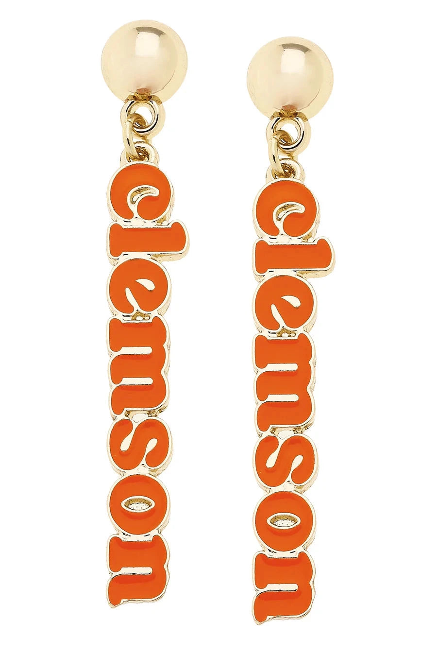 Clemson Tigers Slogan Earrings The Happy Southerner