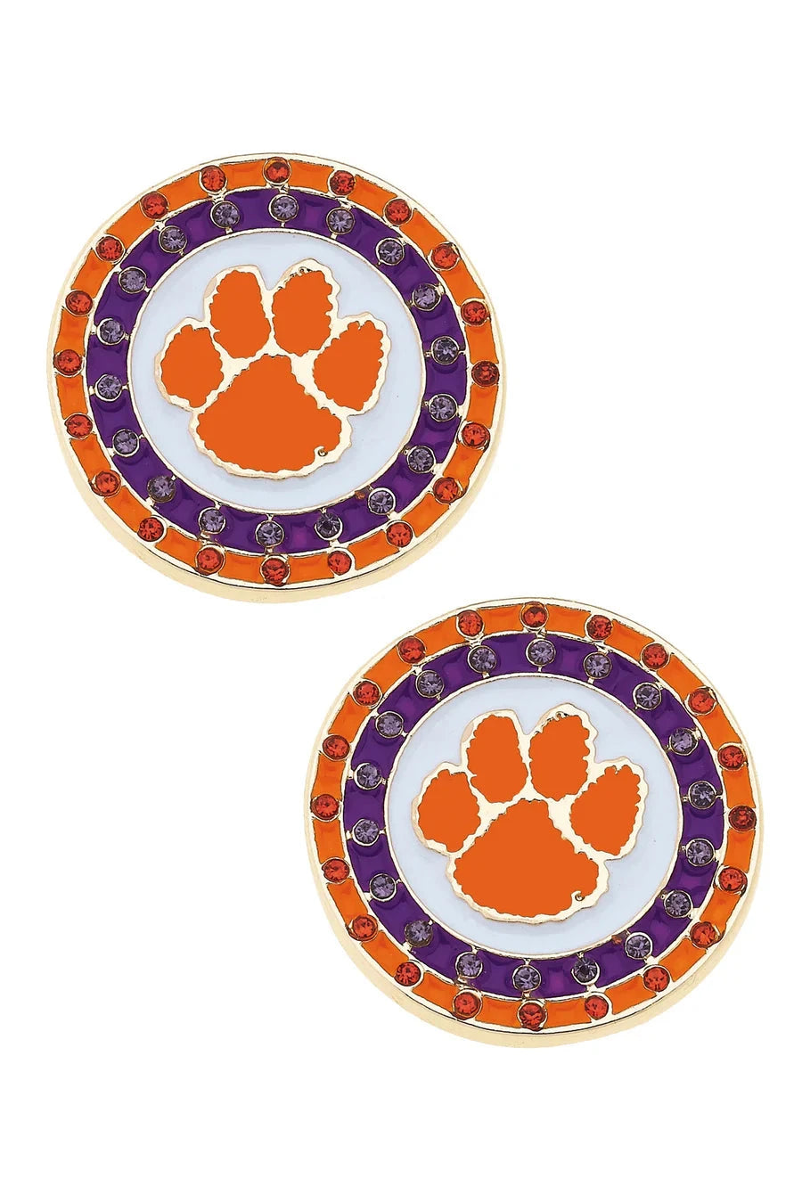 Clemson Tigers Stud Earrings The Happy Southerner