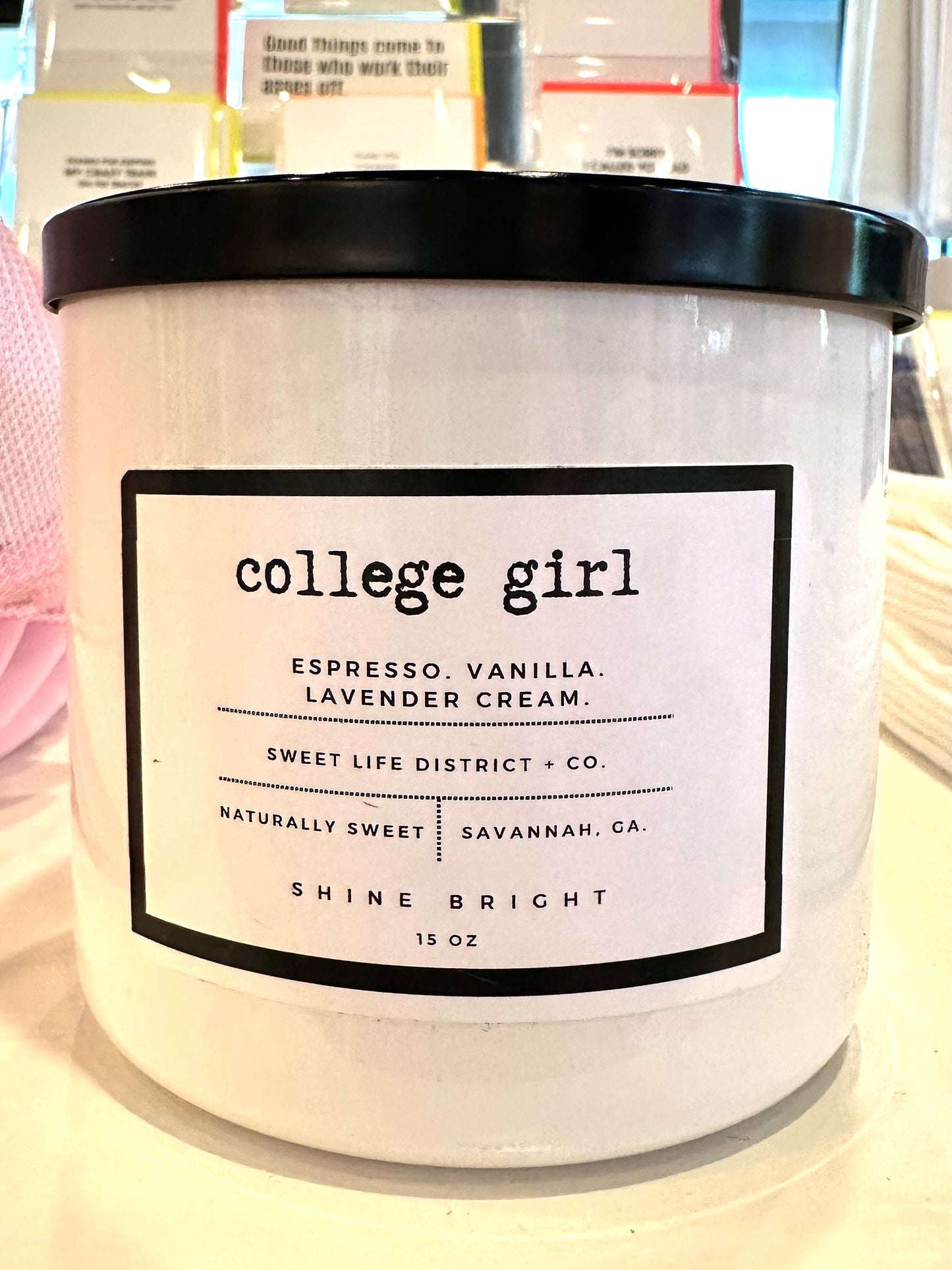 College Girl Candle - 3 Wick The Happy Southerner