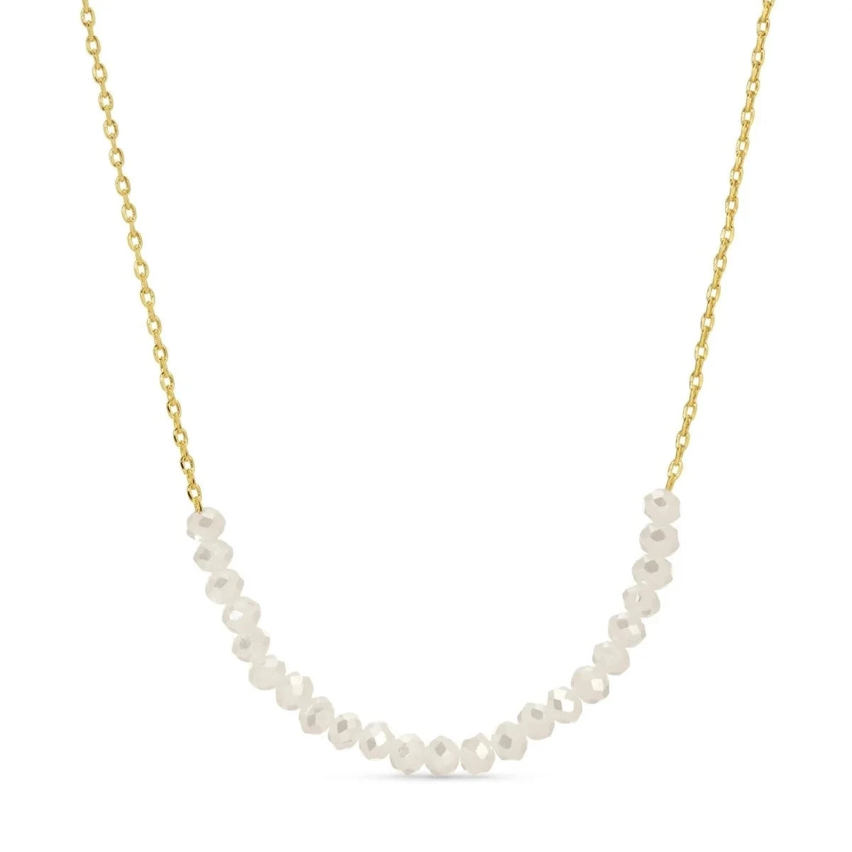 Delicate Crystal Accented Necklace The Happy Southerner White