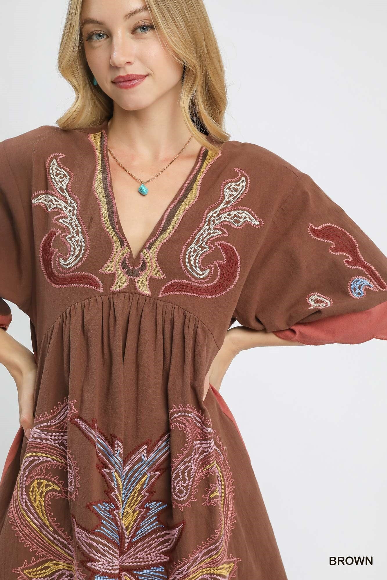 Desert Bloom Embroidered Dress The Happy Southerner