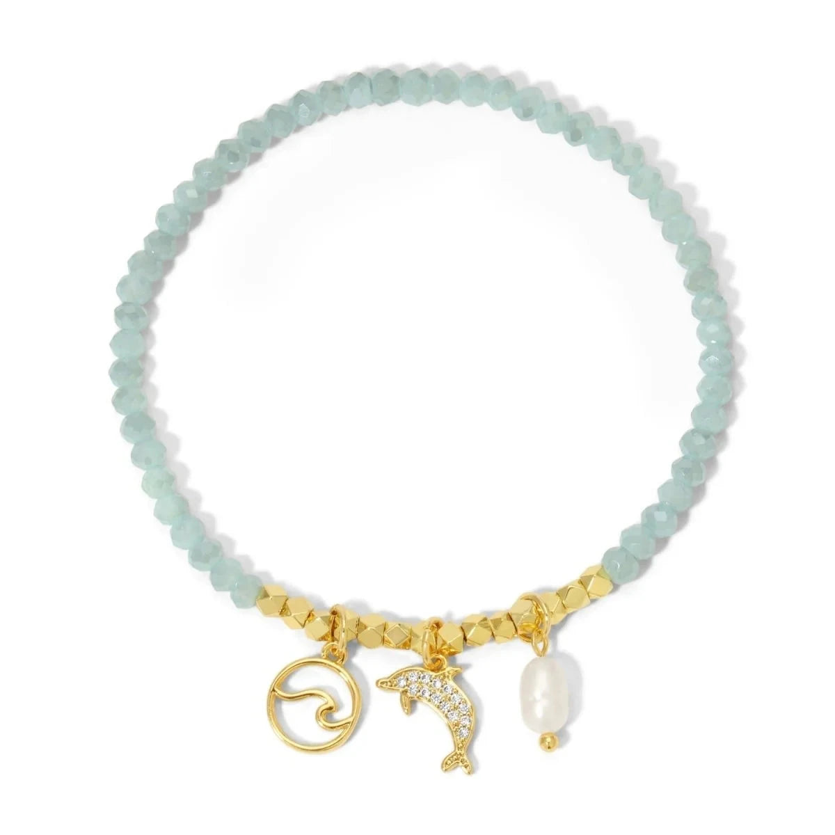 Dolphin Stretch Charm Bracelet The Happy Southerner