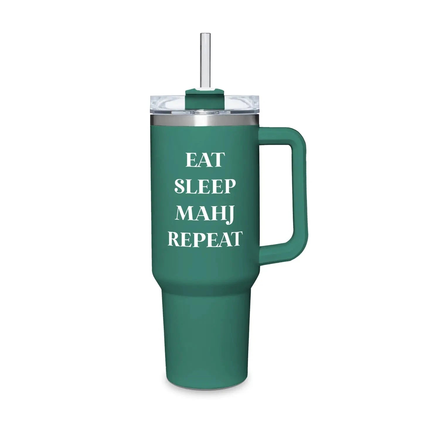 Eat, Sleep, Mahj, Repeat Jumbo Tumbler The Happy Southerner