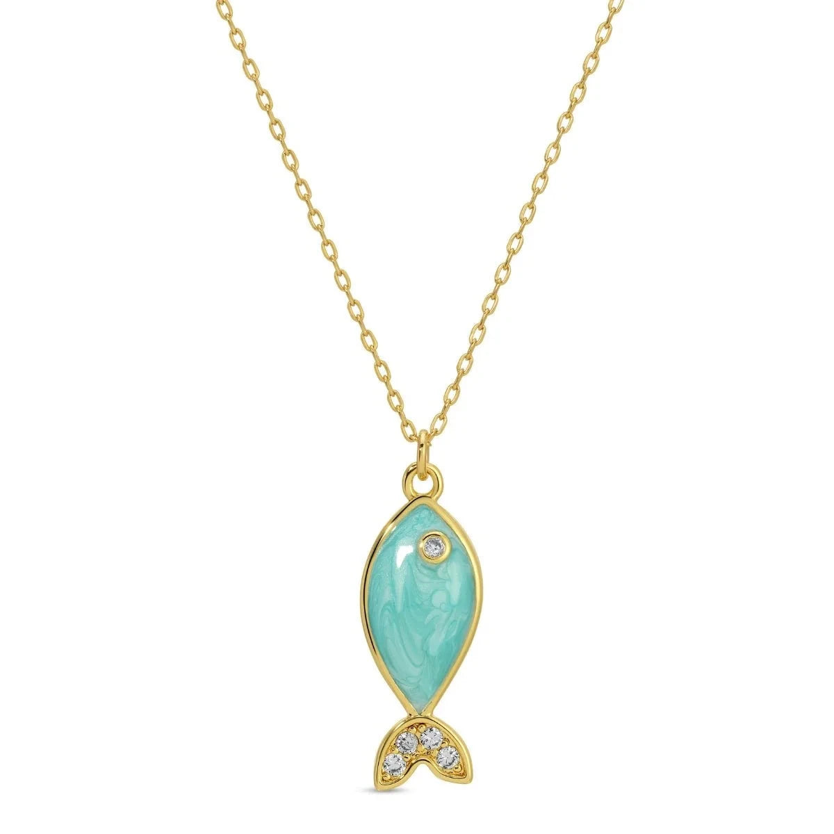 Fish Pendant Necklace The Happy Southerner