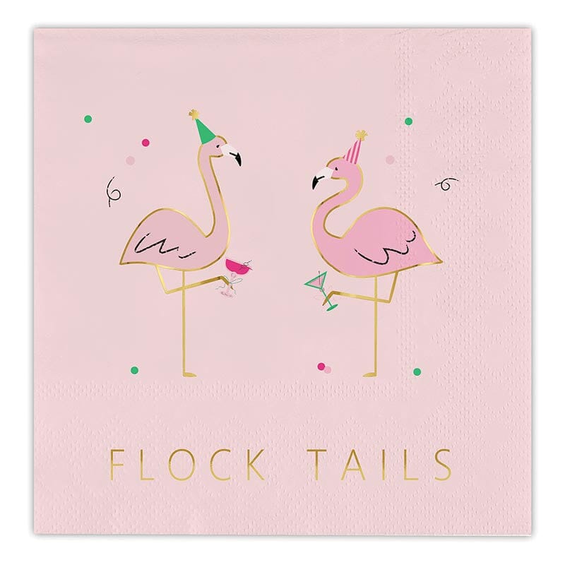 Foil Beverage Napkins - Flock Tails The Happy Southerner