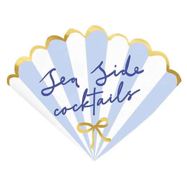 Foil Shaped Napkins - Sea Side Cocktails The Happy Southerner