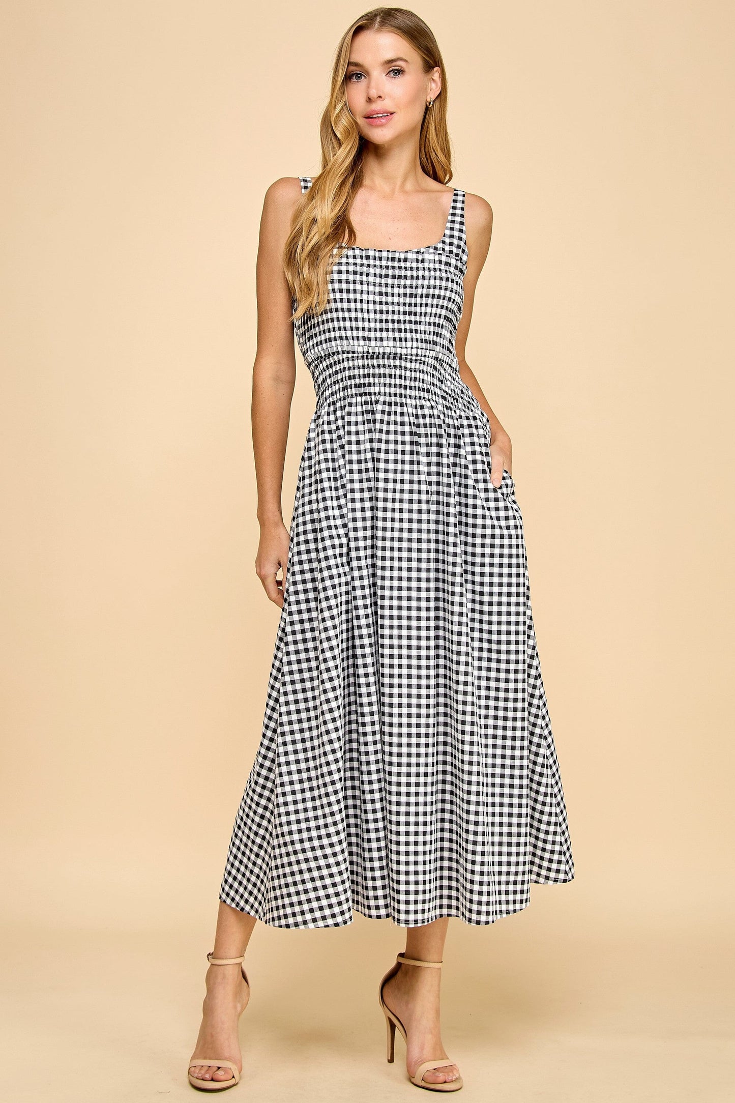 Gingham & Grace Midi Dress The Happy Southerner