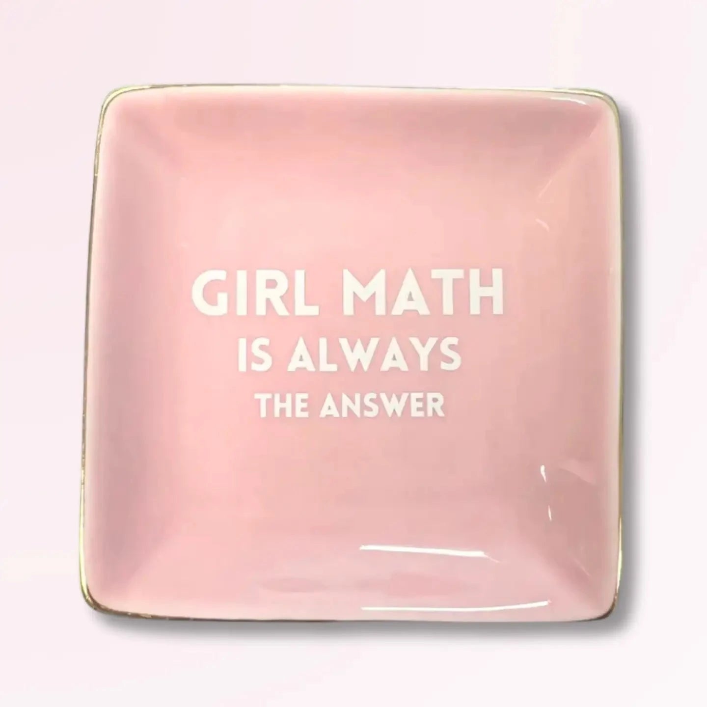 Girl Math Trinket Tray The Happy Southerner