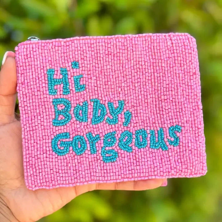 Hi Baby Gorgeous Beaded Pouch Purse The Happy Southerner