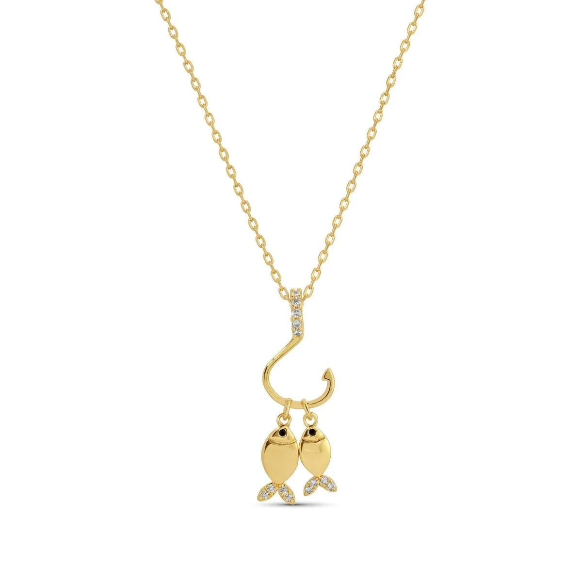 Hooked on You Fish Pendant Necklace The Happy Southerner
