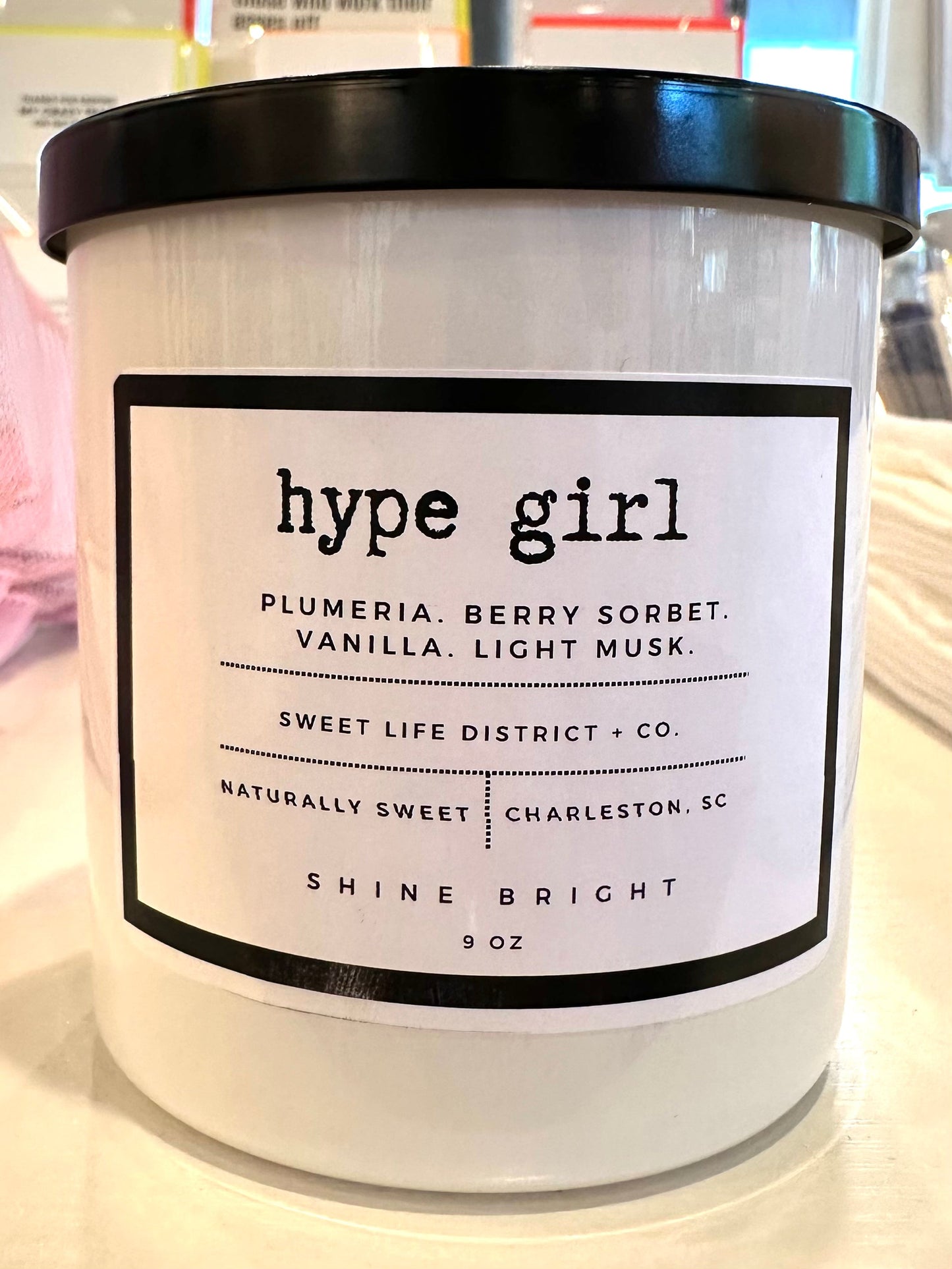 Hype Girl Candle - Single Wick The Happy Southerner