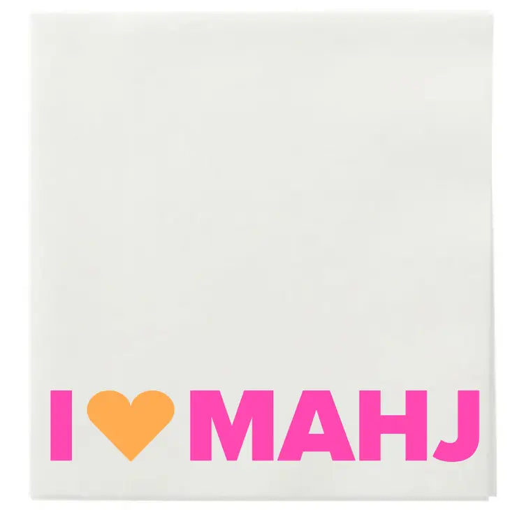 "I Heart Mahj" Cocktail Napkins The Happy Southerner