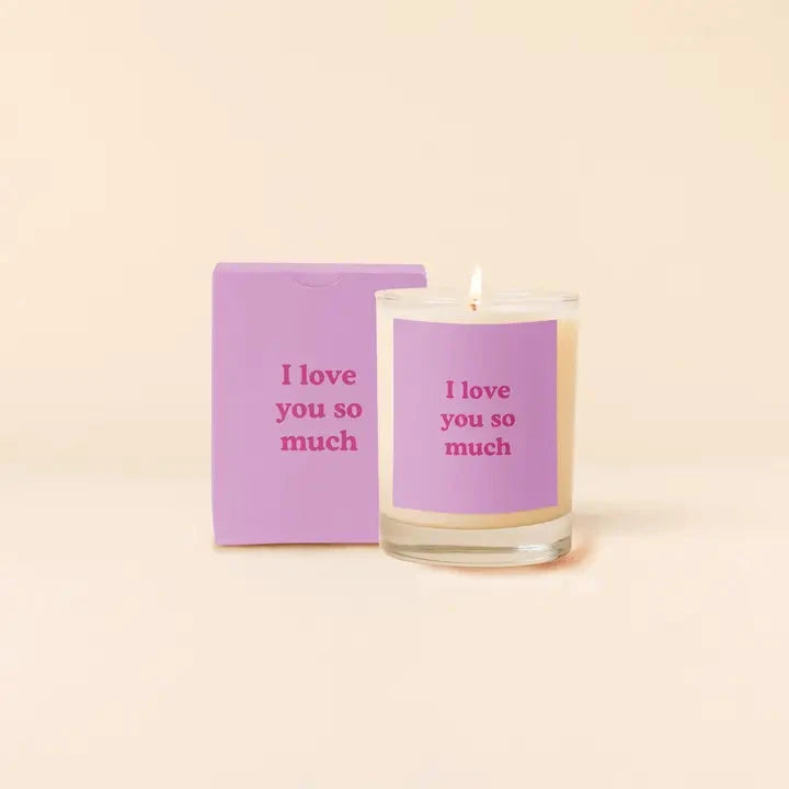 I Love You So Much Candle The Happy Southerner
