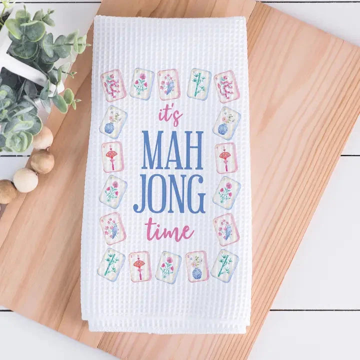 It's Mahjong Time Towel The Happy Southerner