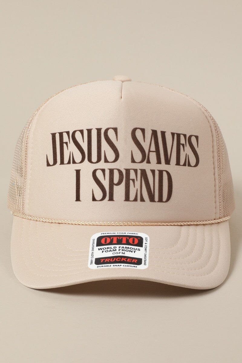 Jesus Saves I Spend Hat The Happy Southerner