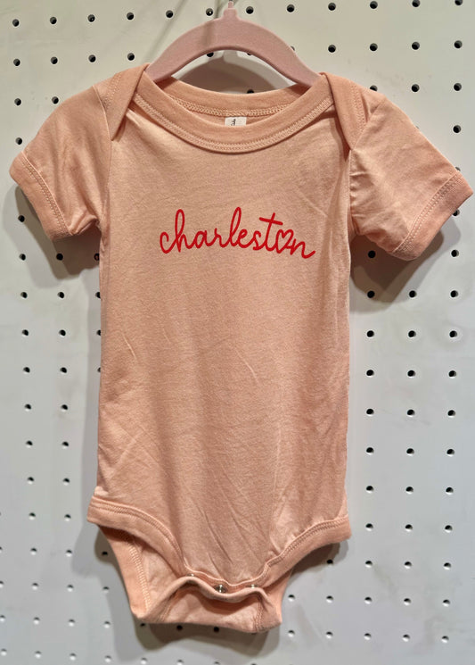 Kids Heart Shirt - Peach The Happy Southerner