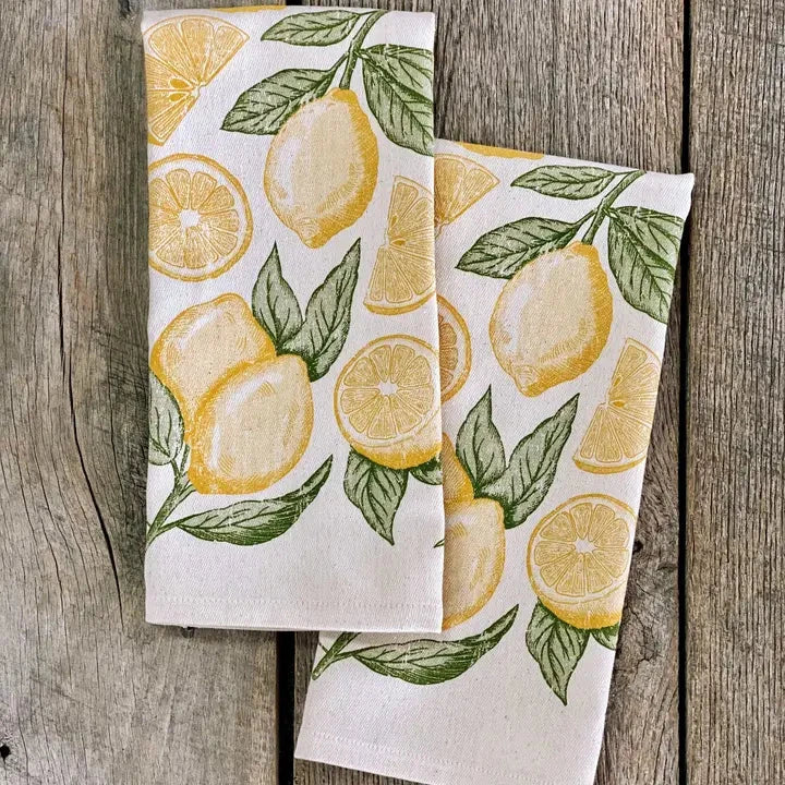 Lemon Pattern - Kitchen Towel The Happy Southerner