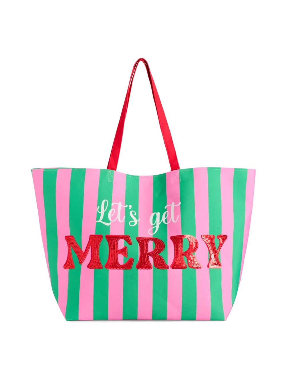 "Let's Get Merry" Gifting Tote The Happy Southerner